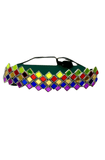 Oxidized Necklace - Afghani Multicolor Mirror choker jewellery set, Boho Tribal jewellery, Indian oxidized jewellery, Handmade jewellery set